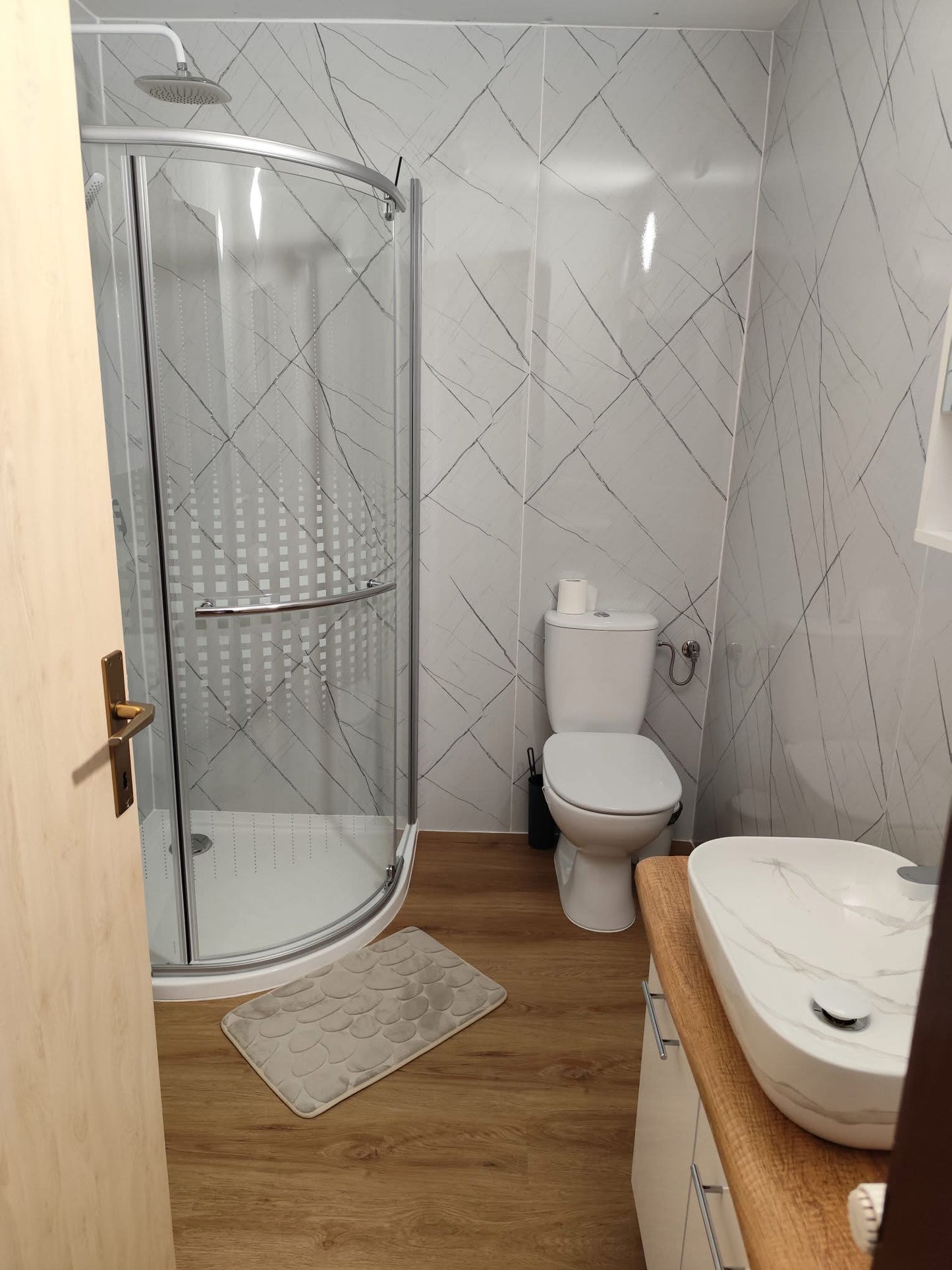 Bjeli Sahara Mramor Zidni Panel 260x122 cm