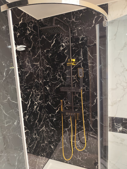 Crni Carrara Mramor Zidni Panel 260x122 cm