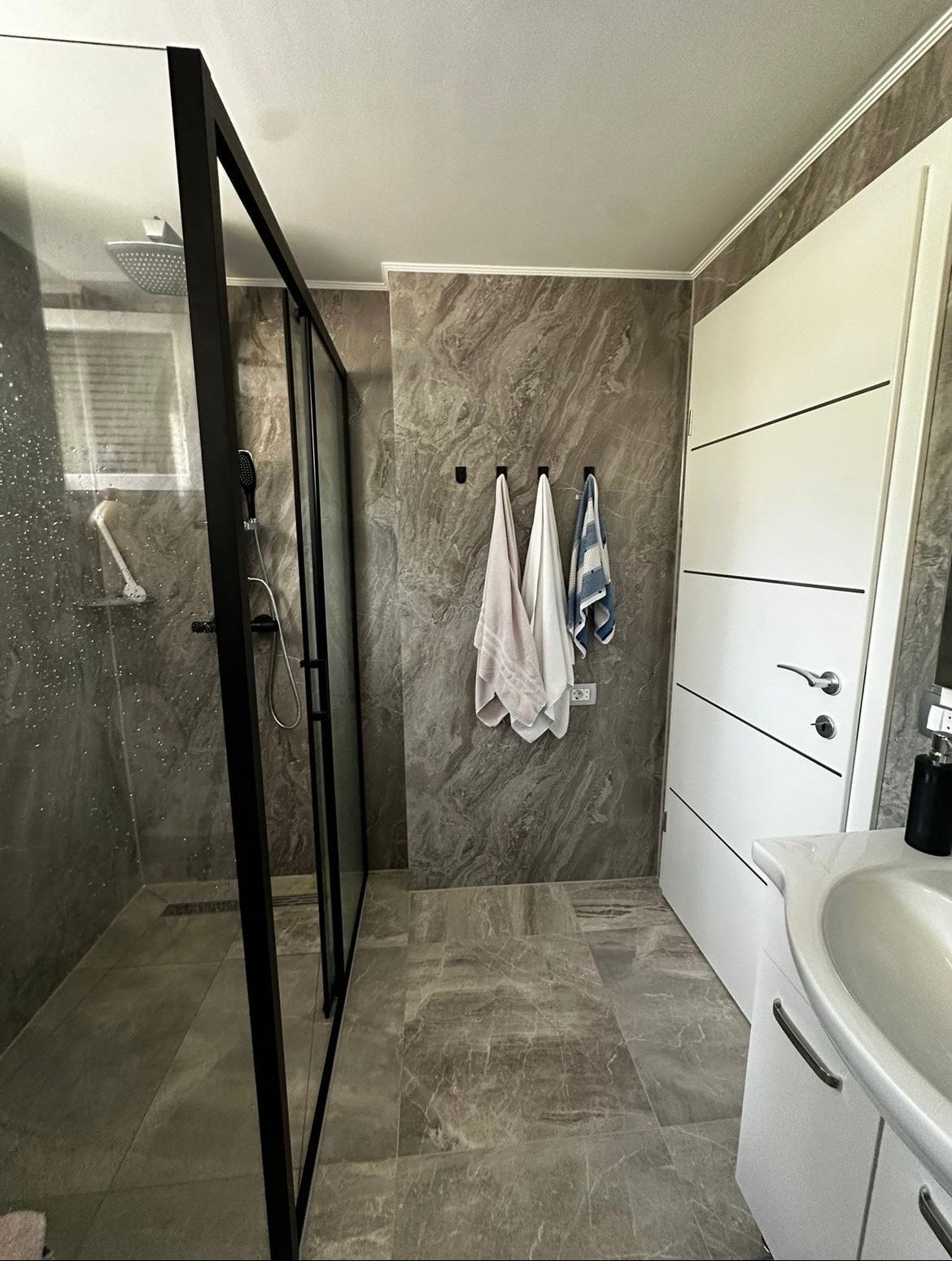 Sivi Mramor Zidni Panel 260x122 cm