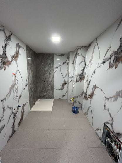 Zlatno Bijeli Mramor Zidni Panel 260x122 cm